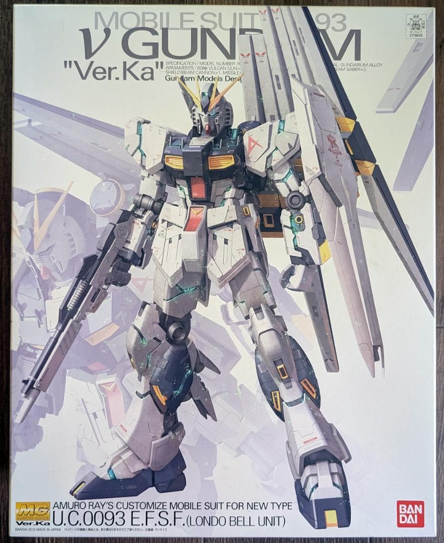 新品 MG 1/100 RX-93 νガンダム Ver.Ka　ニューガンダム
