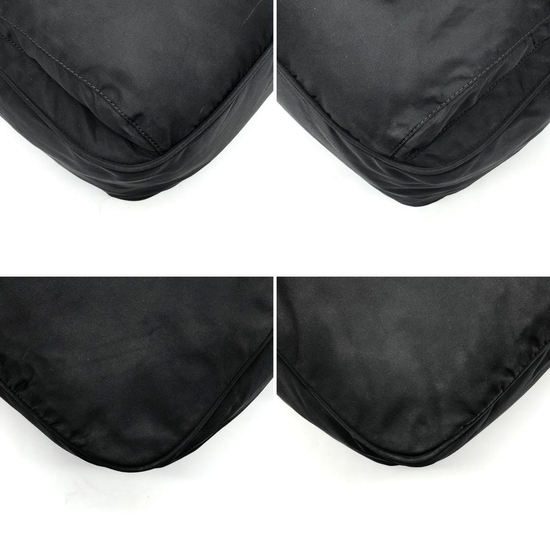 プラダ ショルダーバッグ メッセンジャー 三角ロゴ A4可能 ナイロン レザー