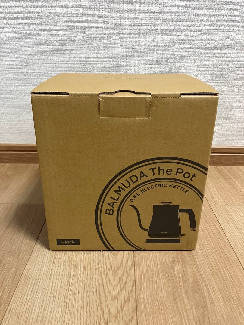 BALMUDA The Pot ブラック 電気ケトル 0.6L