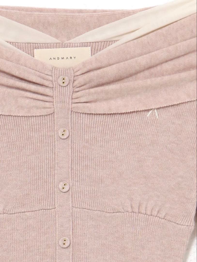 トップス andmary Shannon tulle knit tops