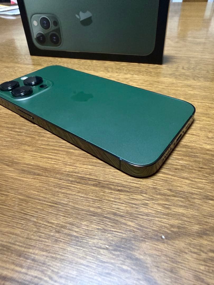 ［美品］iPhone13pro 256G バッテリー86% グリーン