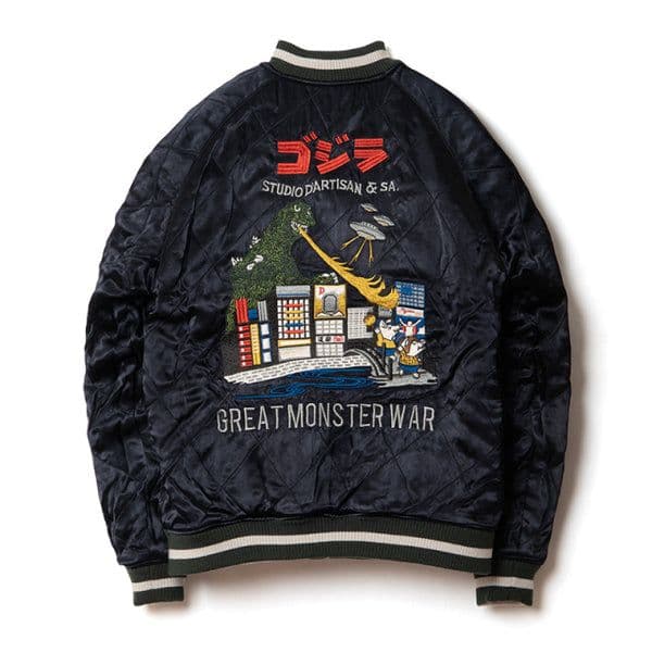 新品未使用 ダルチザン 怪獣大戦争スカジャン ゴジラvsキングギドラ 40